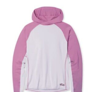 WOMEN'S STIO HYLA HOODED LONG SLEEVE SUN HOODIE LARGE